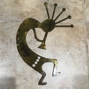 Metal Kokopelli Decor